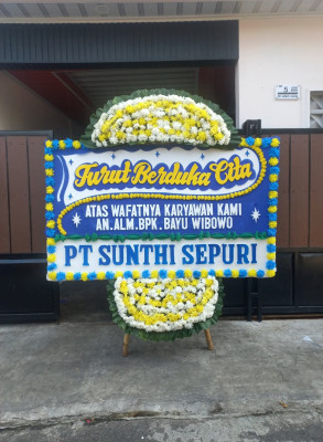 Papan Bunga Duka di Kotakulon